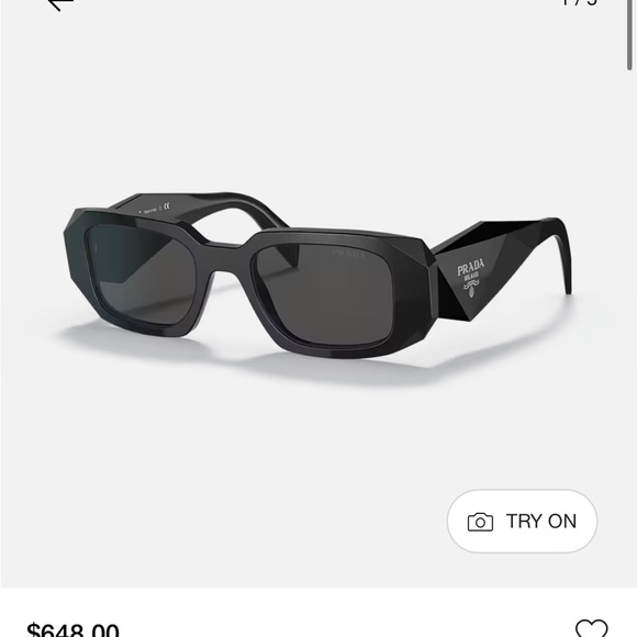 Prada Accessories - Black prada PR 17WS sunglasses